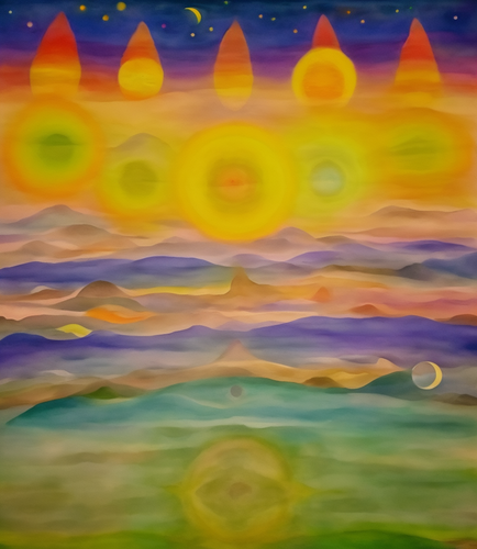 salviaspace psychic spirit peoples DMT prayerflags seashore horizon waves greensea innervisions halo.png