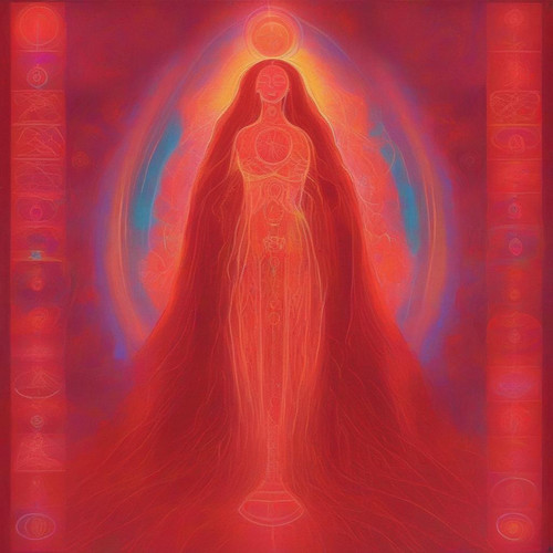 salviaspace mary robes dimensions mural sunlight neon 4D crimson magic communicating flowing symbols.jpg