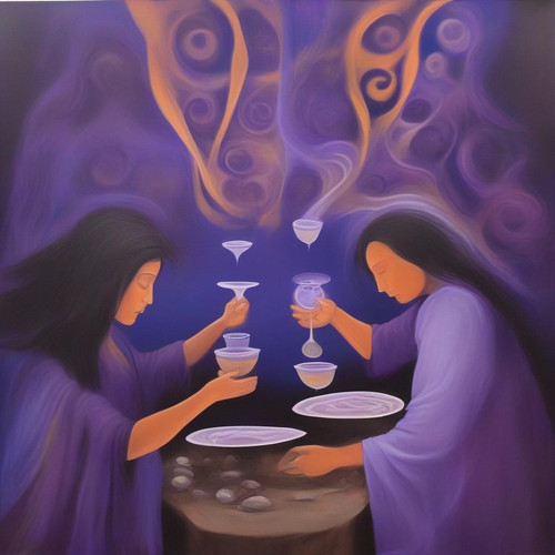 salviaspace psychic DMT twelve faces glowing flying communicating flowing symbols asymmetrical expre.jpg