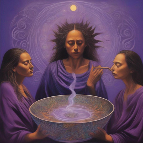 salviaspace psychic DMT twelve faces glowing flying communicating flowing symbols asymmetrical expre.jpg