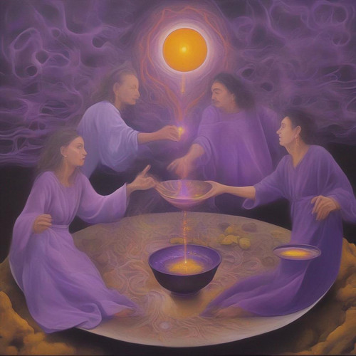 salviaspace psychic DMT twelve faces glowing flying communicating flowing symbols asymmetrical expre.jpg