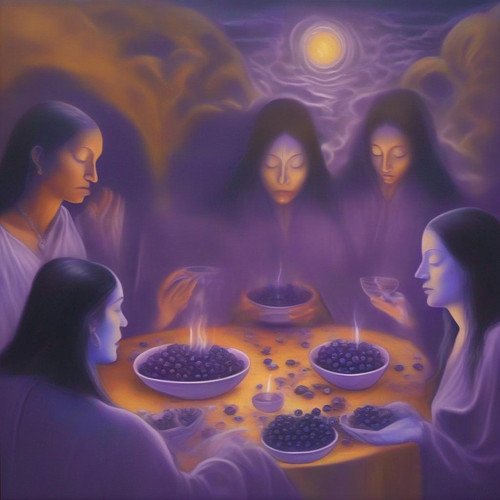 salviaspace psychic DMT twelve faces glowing flying communicating flowing symbols asymmetrical expre.jpg