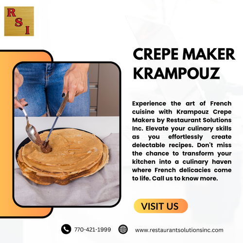 Own a Krampouz Crepe Makers Perfect for French Recipes