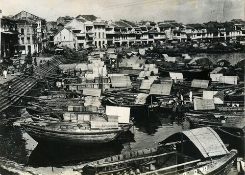 vista del antiguo puerto de singapur foto vintage a os 30 imagen 1.jpg