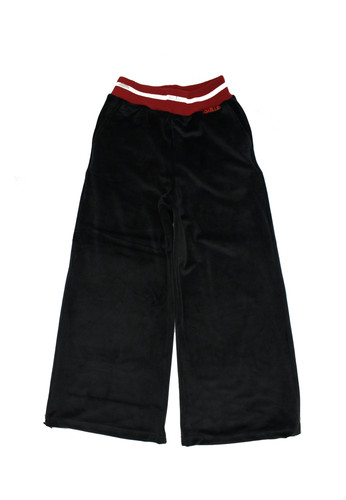 gaelle paris kids pantalone tuta ciniglia nero bambina a.jpg