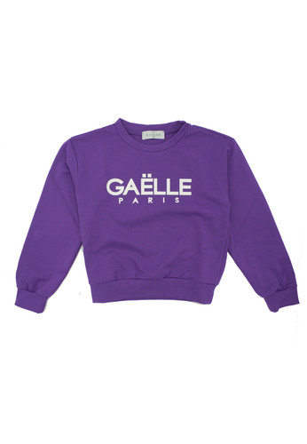 gaelle paris kids felpa viola logo ragazza a.jpg