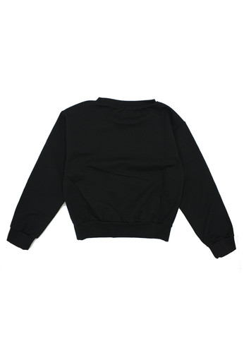 gaelle paris kids felpa nera logo ragazza b.jpg