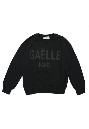 gaelle paris kids felpa nera logo bambino a.jpg