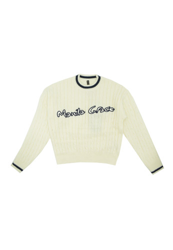 manila grace kids maglia lana bianco logo bimba a.jpg