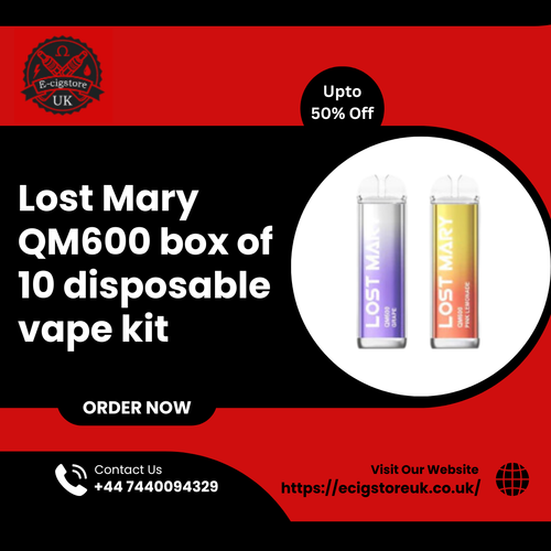 Lost Mary QM600 box of 10 disposable vape kit.png