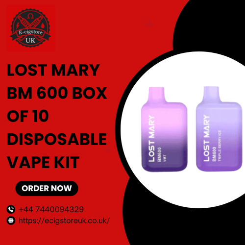 Lost Mary BM 600 Box of 10 Disposable Vape kit.png