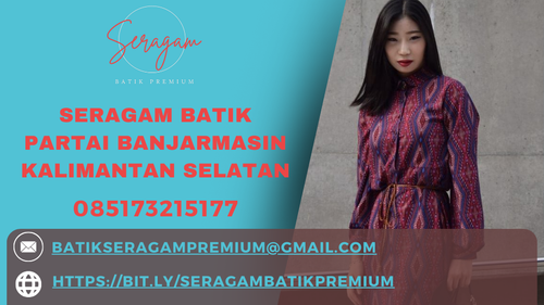Seragam Batik Partai Banjarmasin Kalimantan Selatan WA 085173215177.png