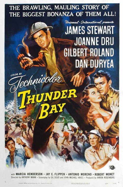 Zatoka Sztormów / Thunder Bay (1953) PL.720p.BDRip.H264-wasik / Lektor PL