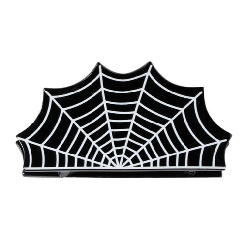 Ro Rox Spiderweb Halloween Goth Hairclip.jpg