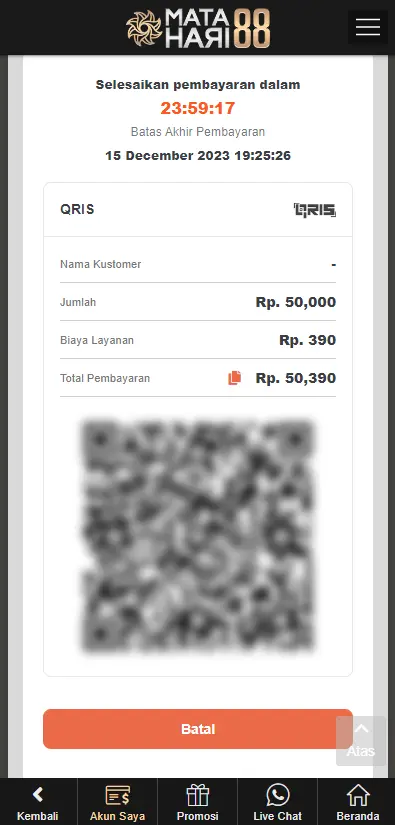 MATAHARI88 TUTORIAL BARCODE QRIS.webp