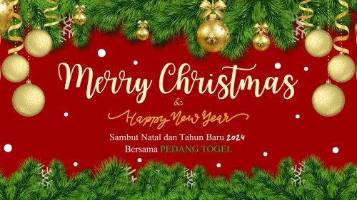 Yellow Minimalist Merry Christmas Facebook Cover.webp