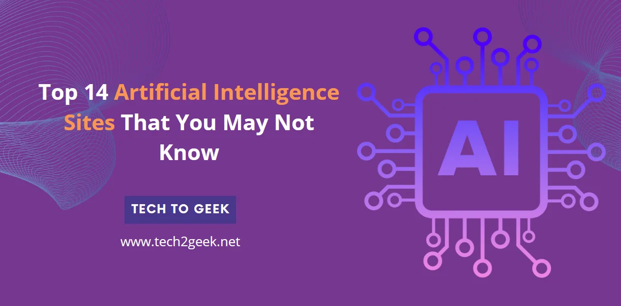 Top 14 Artificial Intelligence Sites That You May Not Know