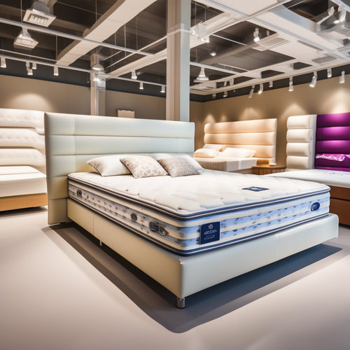 the mattress on bed in a mattress store 511492419 (1).png