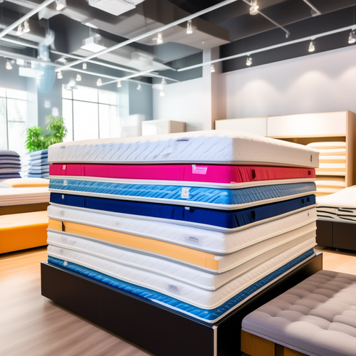 the stack of brand new mattresses on the bed in a mattress store lots of mattresses there 317115481.png