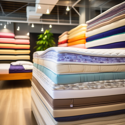 the stack of mattresses on bed in a mattress store lots of mattress there 525590476 (2).png