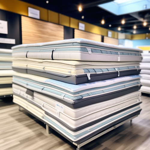the stack of new mattresses on bed in a mattress store lots of mattresses there 463855759 (2).png