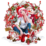 Deepi Snowman love tag