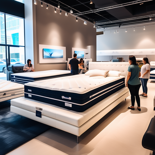 lots of premium us style mattresses in the store people trying them 141704757 (3).png