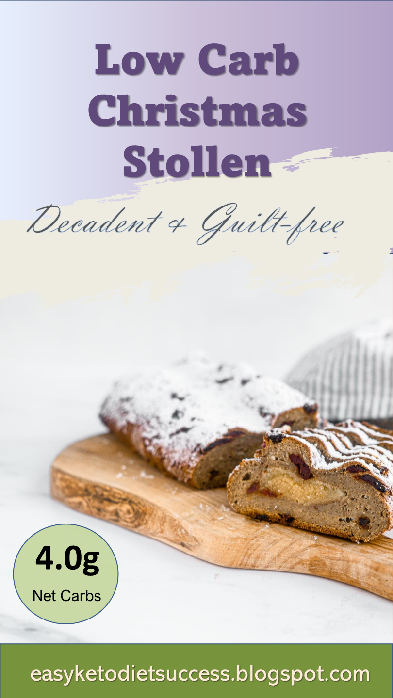 Low Carb Christmas Stollen