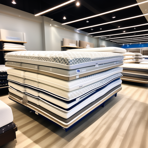 lots of premium us style mattresses in the store stack of mattresses 903933421.png