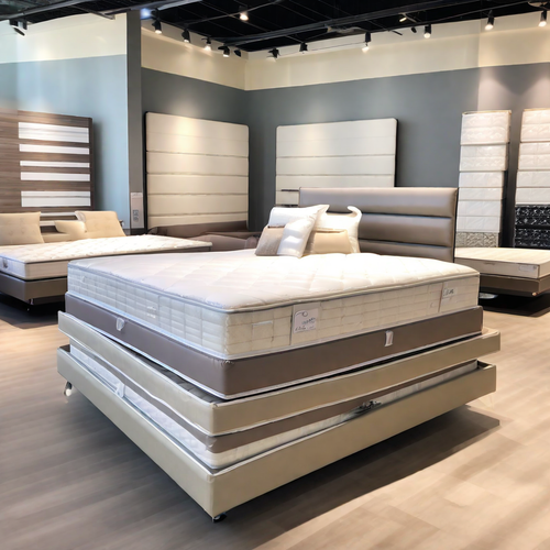 nice looking premium stack mattresses on premium beds in the store on mattress lots of mattresses i .png