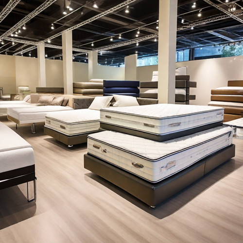 nice looking premium stack mattresses on premium beds in the store on mattress lots of mattresses i .png