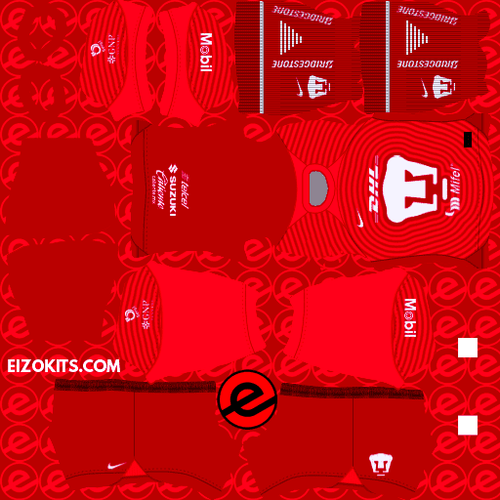Pumas UNAM DLS Kits 2023 Nike Dream League Soccer 2023 (Goalkeeper Third) picsay.png