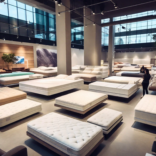 lots of premium mattresses in a place people seeing those mattresses 13423490.png
