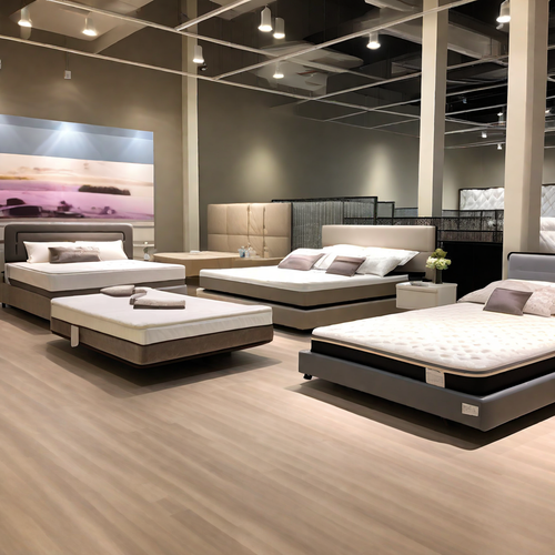 nice looking premium mattresses on premium beds in the store on mattress lots of mattresses 88479976.png
