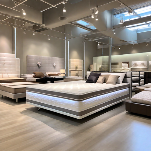 nice looking premium mattresses on premium beds in the store on mattress lots of mattresses 88479976.png