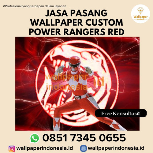 JASA PASANG WALLPAPER CUSTOM POWER RANGERS RED.jpg