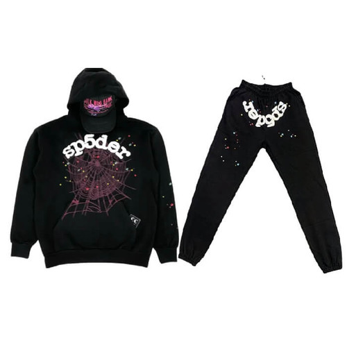 22ss Classic Flame Logo Graffiti Spider Tracksuit 3.jpg