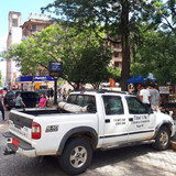 Chevrolet S10 Advantage '09-'10 táxi de Bagé vista de trás