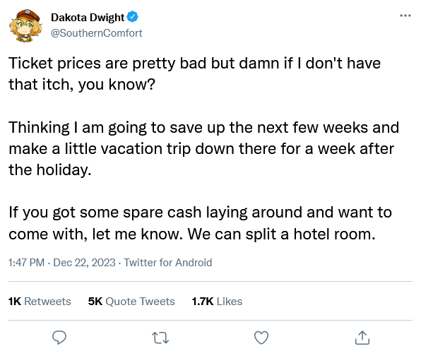 Dakota Dwight - @SouthernComfort JAstgN2
