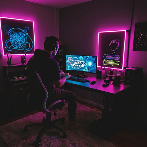 Cool+Developer,+nice+gaming+setup,+neon+lights+in+room,+working+on+his+PC?model=dreamshaper&width=10.jpg
