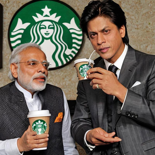 Narendra+Modi+and+shahrukh+khan+at+Starbucks+drinking+coffee,+8k,+realistic,+detailed,+upscale?model.jpg