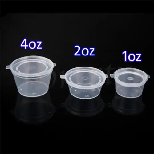 1oz 2oz 4oz Clear Plastic Containers Tubs with.webp