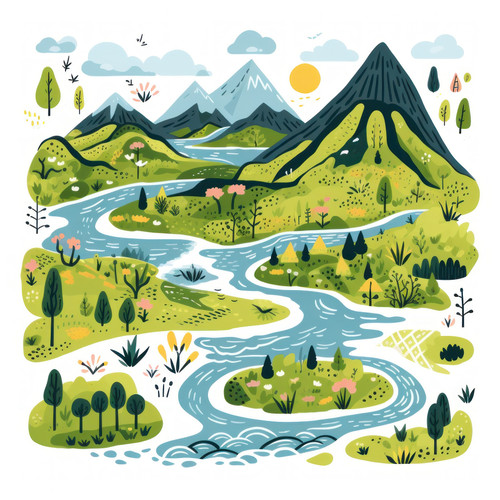 Cartoon elements of nature like rivers and mountai 00029 01.jpg
