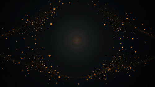 Abstract black circle background with gold dots minimalistic clean soft focus 00143 03.jpg