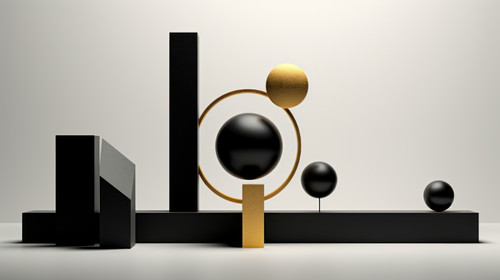 Abstract black and gold geometric objects minimalistic clean soft focus 00043 03.jpg
