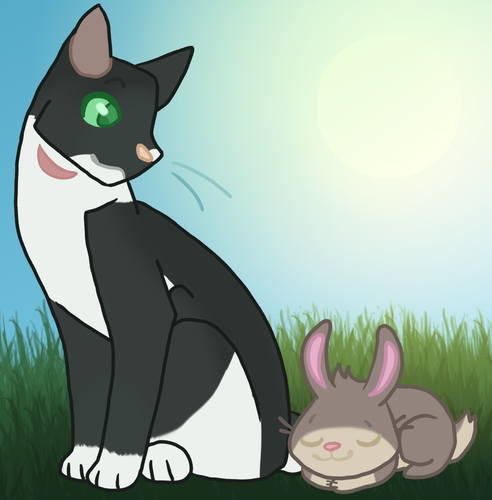 pearlpaw and bunny