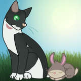 pearlpaw and bunny
