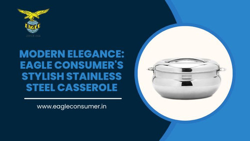 Modern Elegance: Eagle Consumer's Stylish Stainless Steel Casseroles.jpg