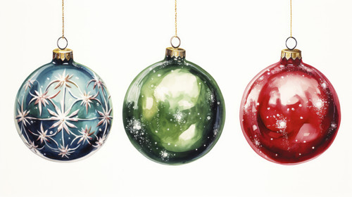 Three Christmas hanging baubles watercolor 00360 03.jpg