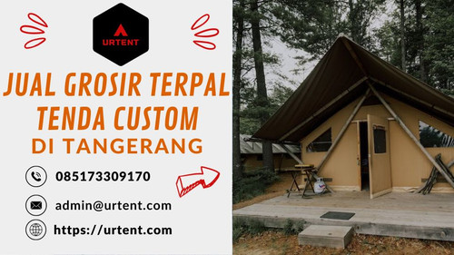 Dapatkan terpal tenda berkualitas tinggi dan disesuaikan dengan kebutuhan Anda di Tangerang! Kami menawarkan beragam terpal tenda dalam ukuran kustom untuk berbagai keperluan. Dari perlindungan dari cuaca ekstrem hingga keperluan komersial, kami memiliki solusi terpal yang tepat untuk Anda.

Dibuat dengan bahan berkualitas tinggi yang tahan lama, terpal tenda kami didesain untuk memberikan perlindungan maksimal terhadap cuaca dan lingkungan sekitarnya. Kualitas terjamin dengan harga grosir yang kompetitif!

Jangan ragu untuk menghubungi kami sekarang untuk pemesanan atau pertanyaan lebih lanjut:

? Email: admin@urtent.com
? WhatsApp: 085173309170

Dapatkan terpal tenda berkualitas tinggi dengan ukuran kustom sesuai kebutuhan Anda! Segera hubungi kami untuk menemukan solusi terbaik untuk perlindungan Anda!